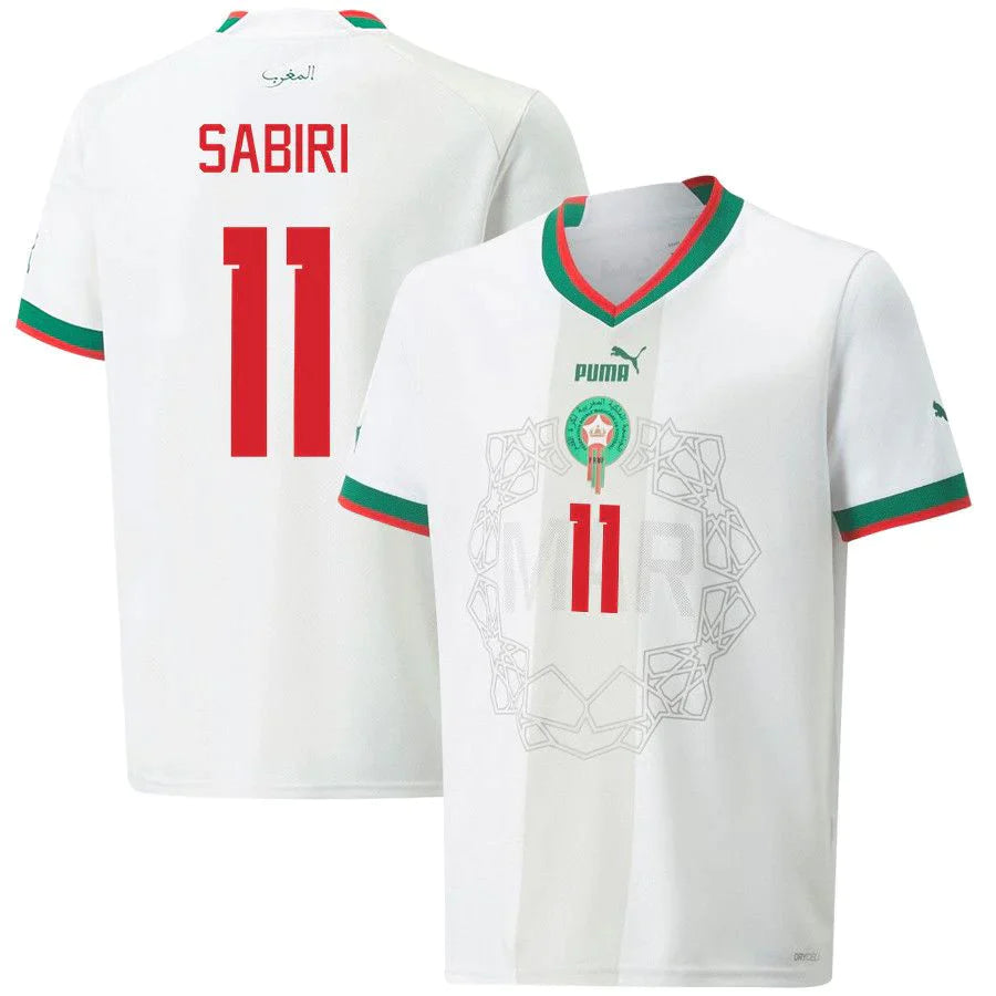 Abdelhamid Sabiri Morocco 11 FIFA World Cup Jersey - Kit Captain