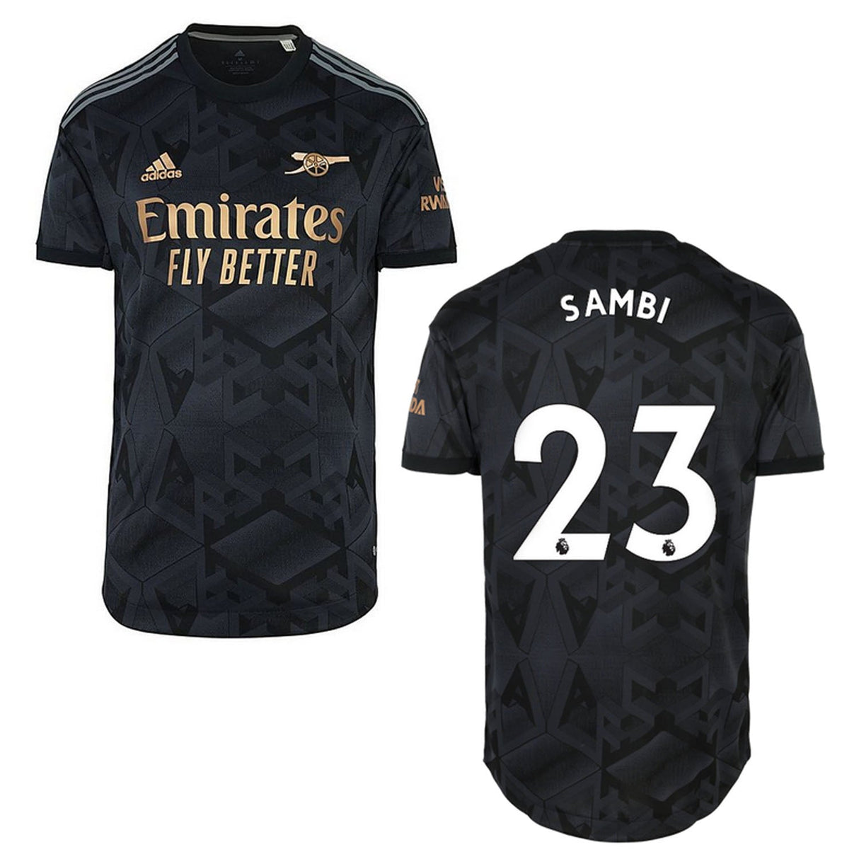 Albert Sambi Lokonga Arsenal 23 Jersey - Kit Captain