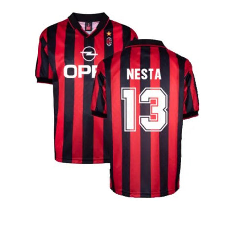 Alessandro Nesta AC Milan 13 Jersey - Kit Captain