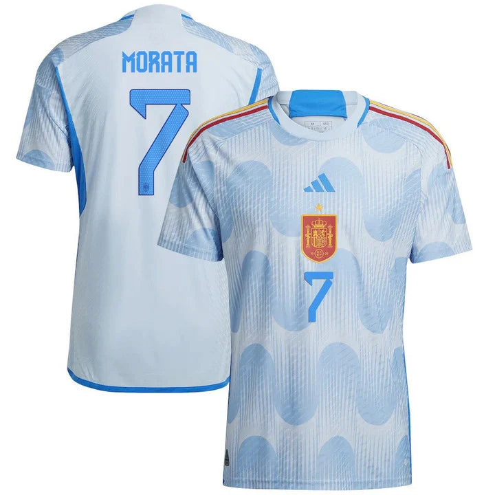 Alvaro Morata Spain 7 FIFA World Cup Jersey - Kit Captain