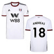 Andreas Pereira Fulham 18 Jersey - Kit Captain