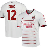 Ante Rebić AC Milan 12 Jersey - Kit Captain