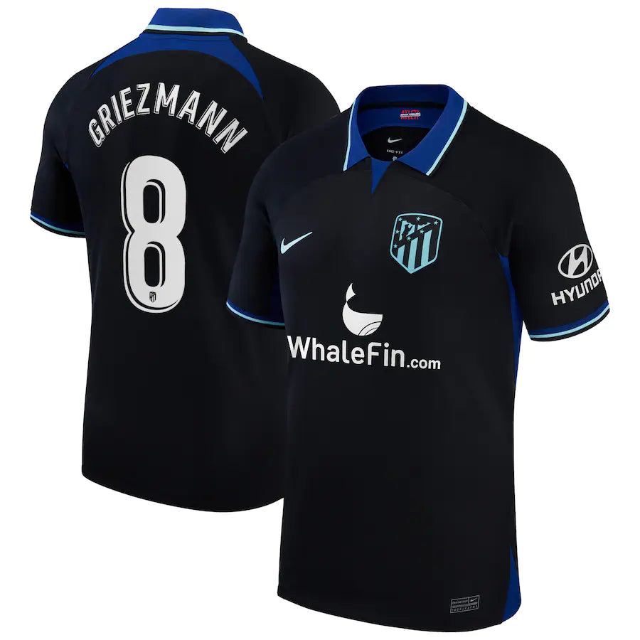 Antoine Griezmann Atletico Madrid 8 Jersey - Kit Captain