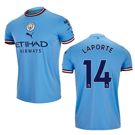 Aymeric Laporte Manchester City 14 Jersey - Kit Captain