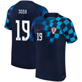 Borna Sosa Croatia 19 FIFA World Cup Jersey - Kit Captain