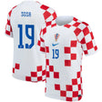 Borna Sosa Croatia 19 FIFA World Cup Jersey - Kit Captain