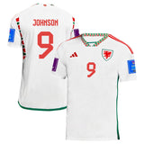 Brennan Johnson Wales 9 Fifa World Cup Jersey - Kit Captain