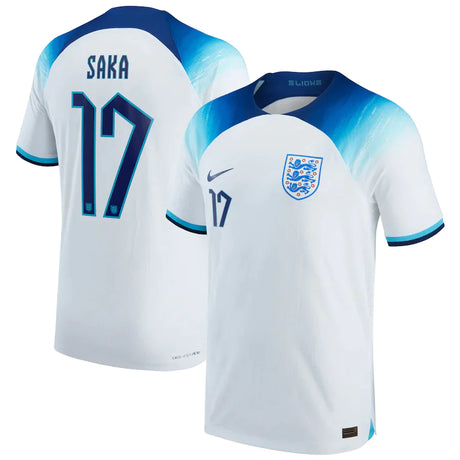 Bukayo Saka England 17 FIFA World Cup Jersey - Kit Captain