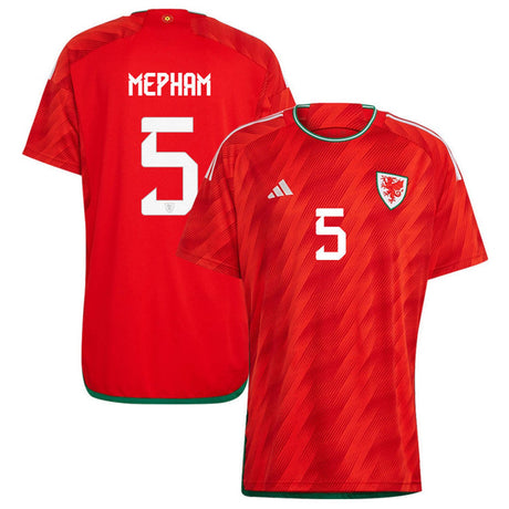 Chris Mepham Wales 5 Fifa World Cup Jersey - Kit Captain