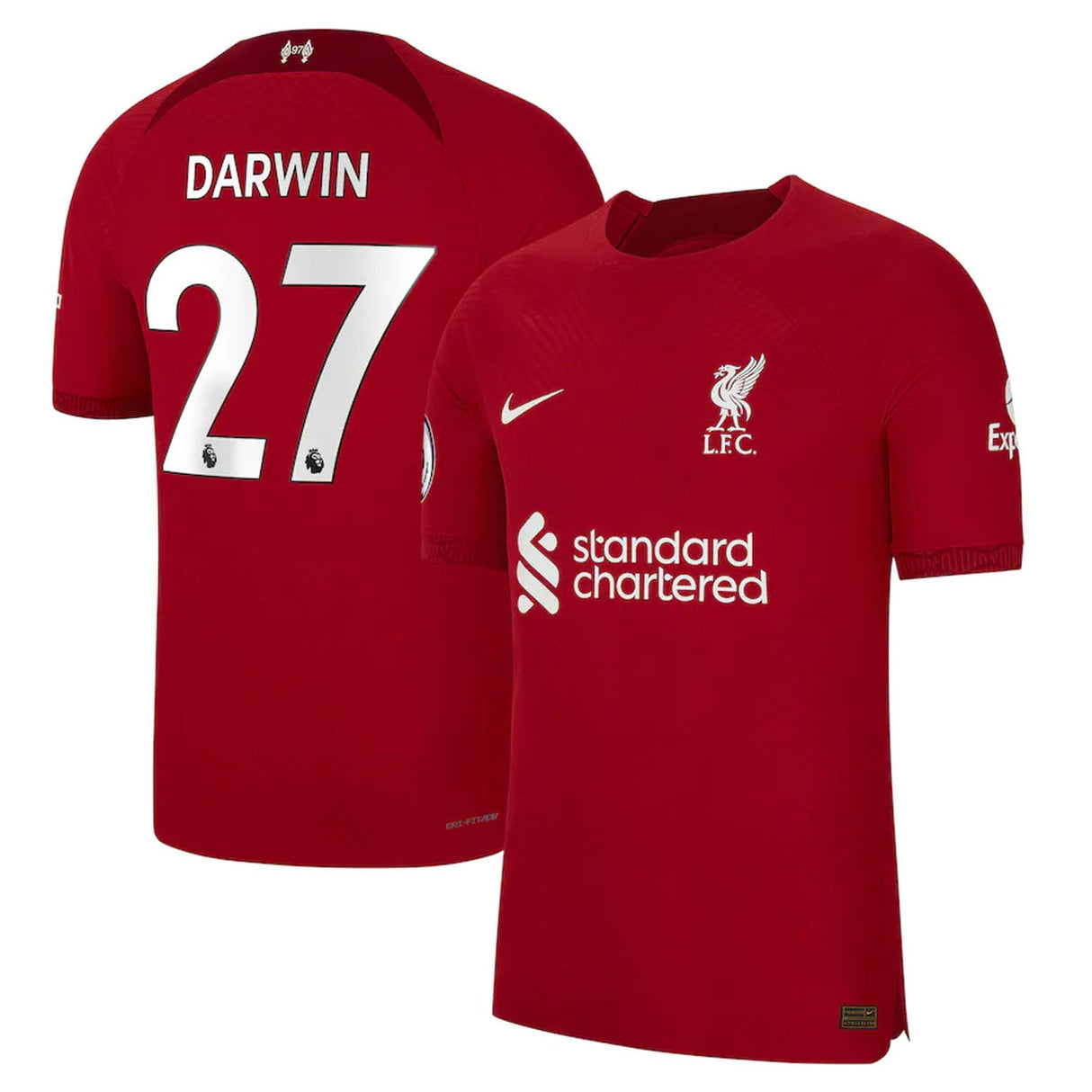 Darwin Nunez Liverpool 27 Jersey - Kit Captain