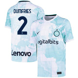 Denzel Dumfries Inter Milan 2 Jersey - Kit Captain