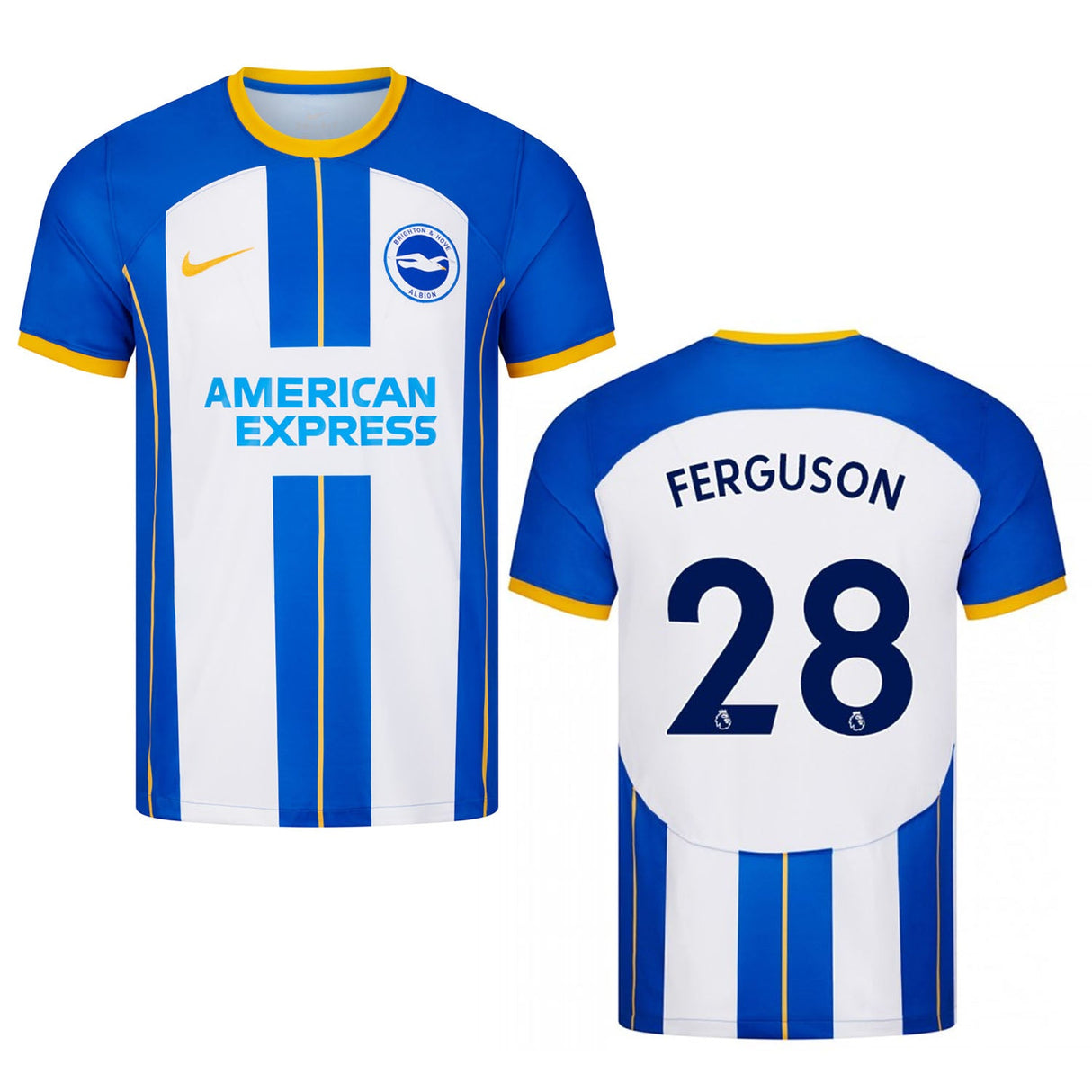 Evan Ferguson Brighton 28 Jersey - Kit Captain