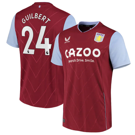 Frederic Guilbert Aston Villa 24 Jersey - Kit Captain