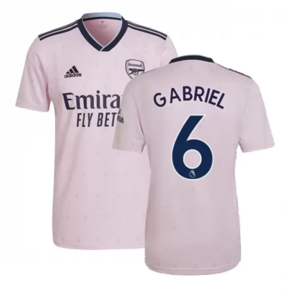 Gabriel Magalhães Arsenal 6 Jersey - Kit Captain