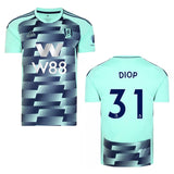 Issa Diop Fulham 31 Jersey - Kit Captain