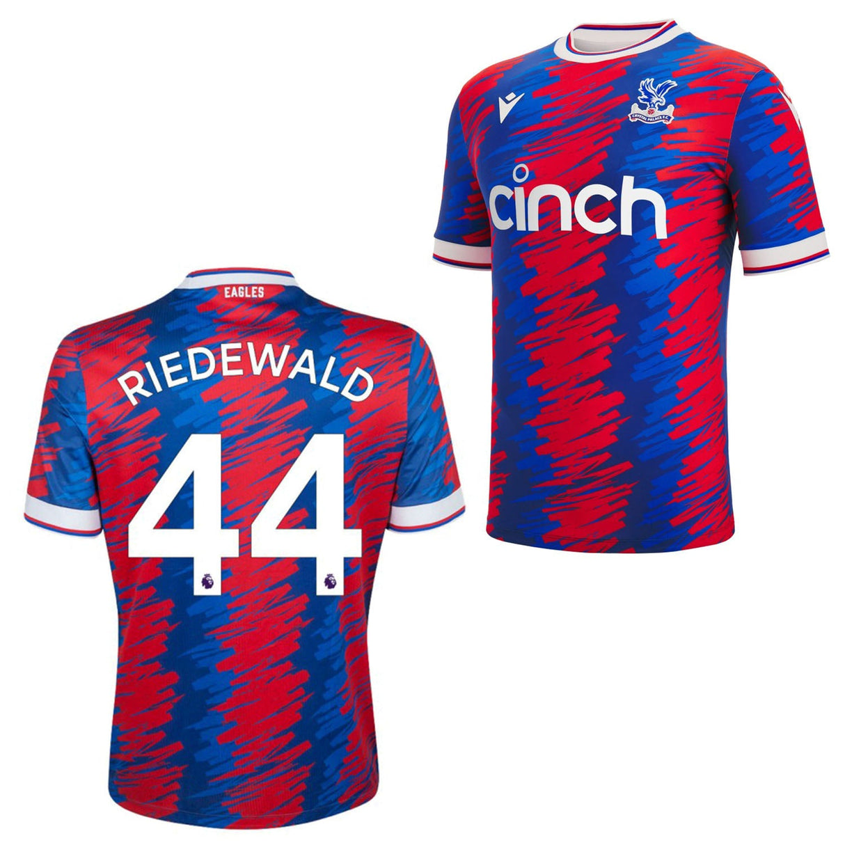 Jairo Riedewald Crystal Palace 44 Jersey - Kit Captain