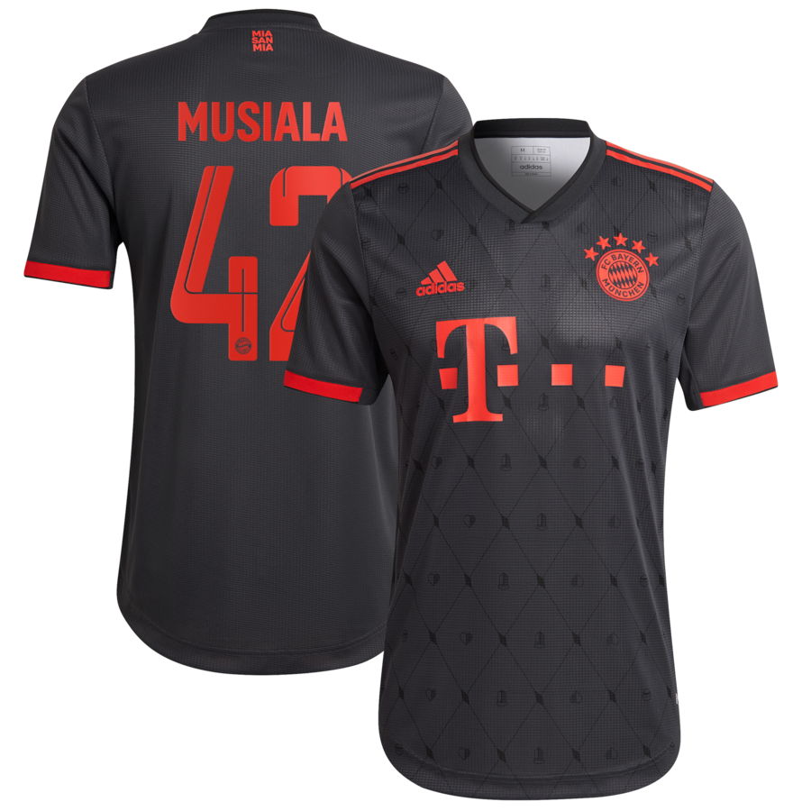 Jamal Musiala Bayern Munich 42 Jersey - Kit Captain