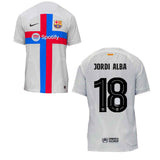 Jordi Alba Barcelona 18 Jersey - Kit Captain