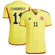 Juan Cuadrado Colombia 11 FIFA World Cup Jersey - Kit Captain