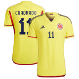 Juan Cuadrado Colombia 11 FIFA World Cup Jersey - Kit Captain