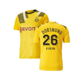 Julian Ryerson Borussia Dortmund 26 Jersey - Kit Captain