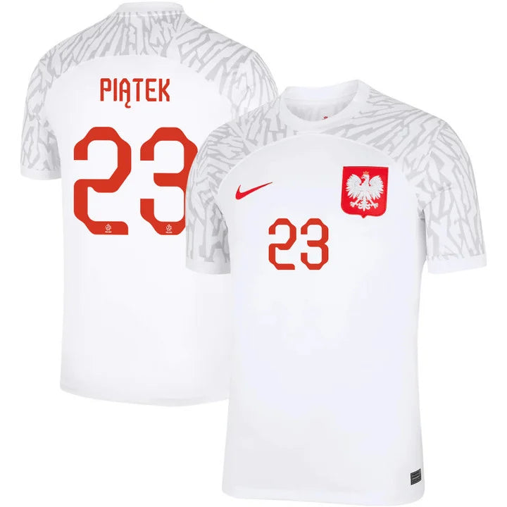 Krzysztof Piątek Poland 23 FIFA World Cup Jersey - Kit Captain