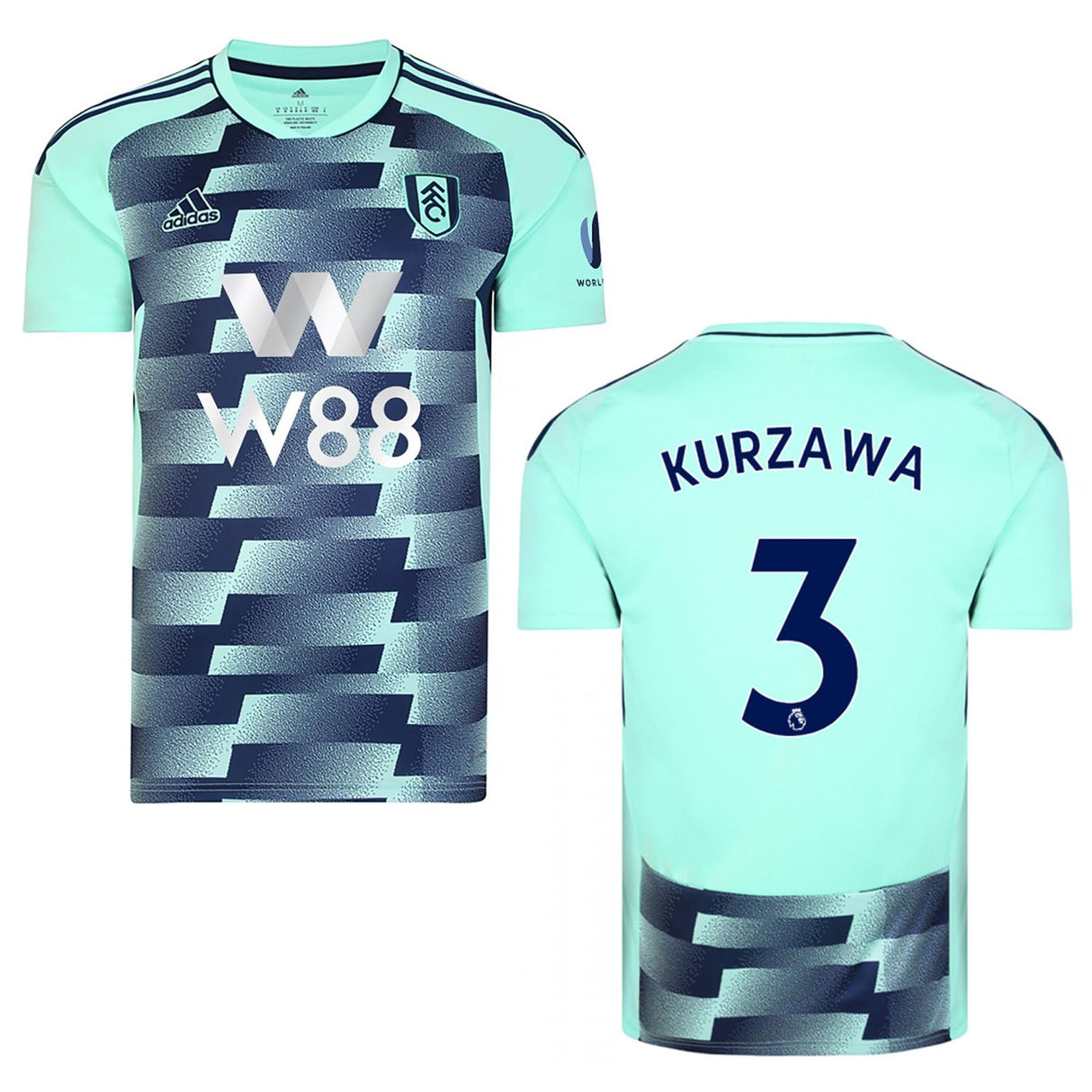 Layvin Kurzawa Fulham 3 Jersey - Kit Captain