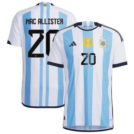 Alexis Mac Allister Argentina 20 FIFA World Cup Jersey - Kit Captain