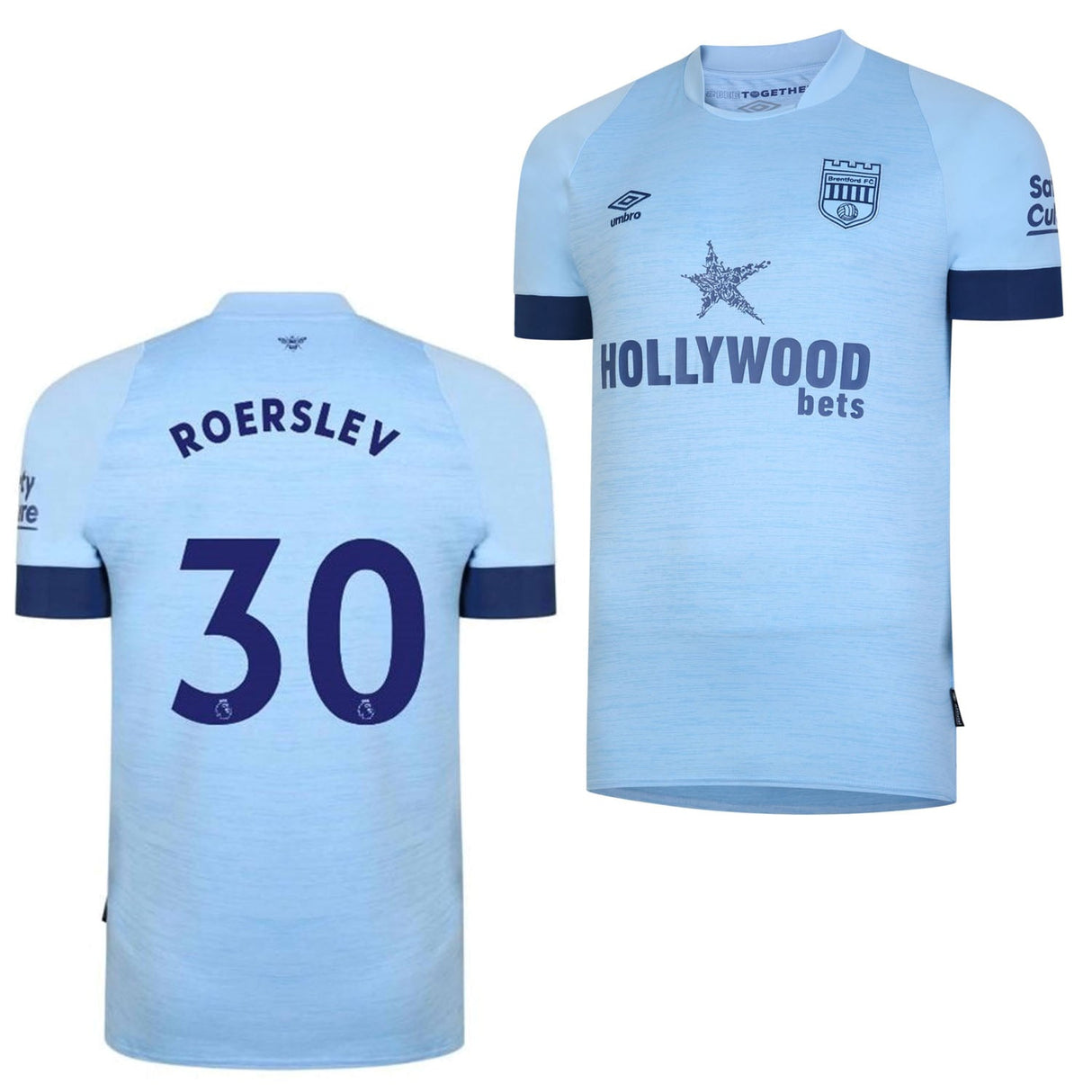 Mads Roerslev Brentford 30 Jersey - Kit Captain