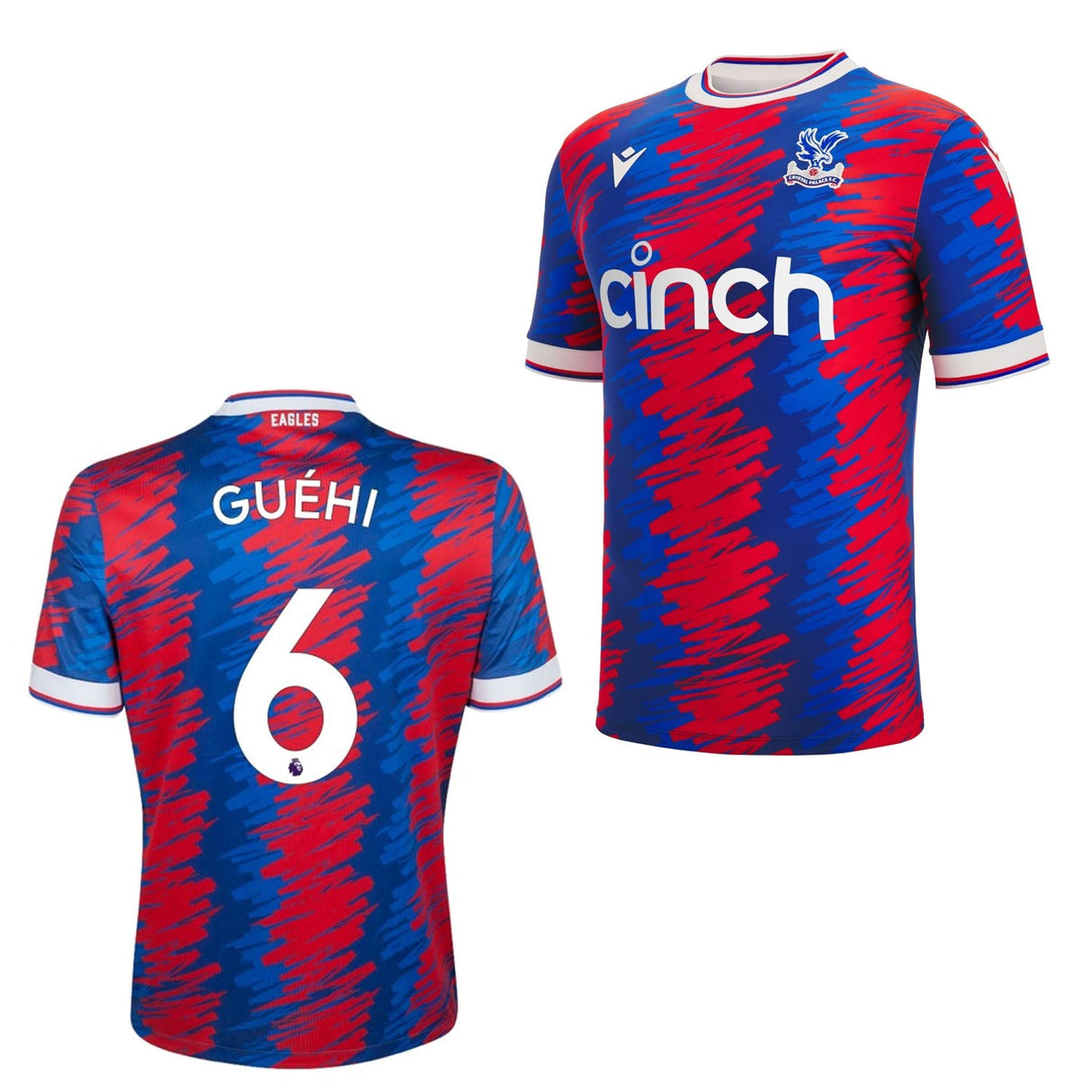 Marc Guehi 6 Crystal Palace Jersey - Kit Captain