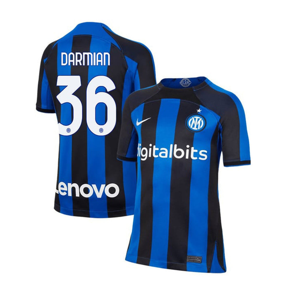 Matteo Darmian Inter Milan 36 Jersey - Kit Captain