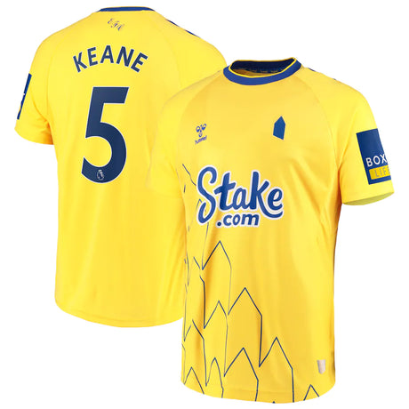 Michael Keane Everton 5 Jersey - Kit Captain