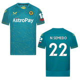 Nelson Semedo Wolves 22 Jersey - Kit Captain