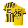 Niklas Süle Borussia Dortmund 25 Jersey - Kit Captain