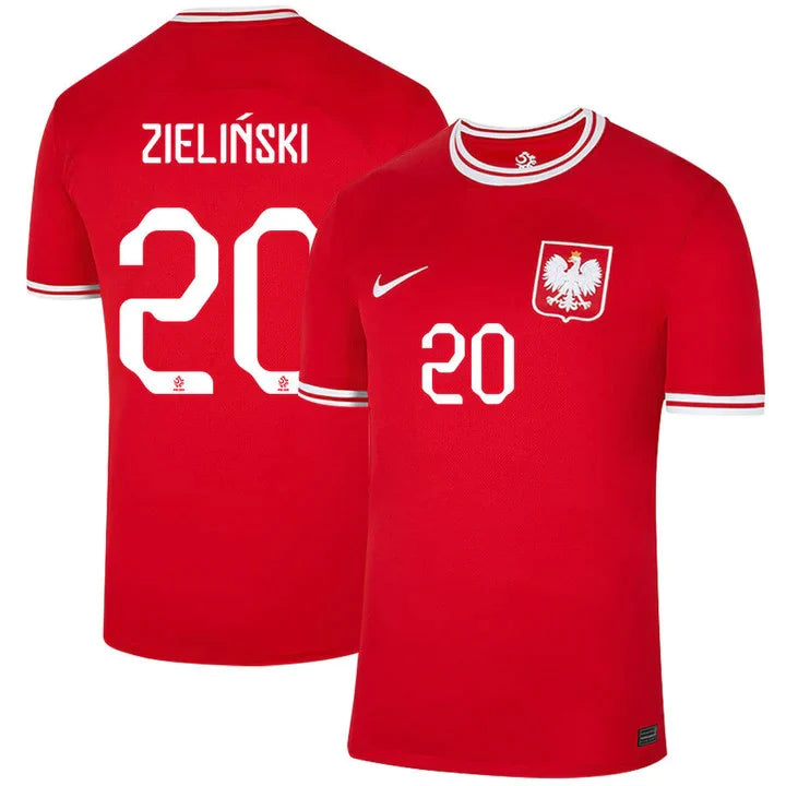 Piotr Zieliński Poland 20 FIFA World Cup Jersey - Kit Captain