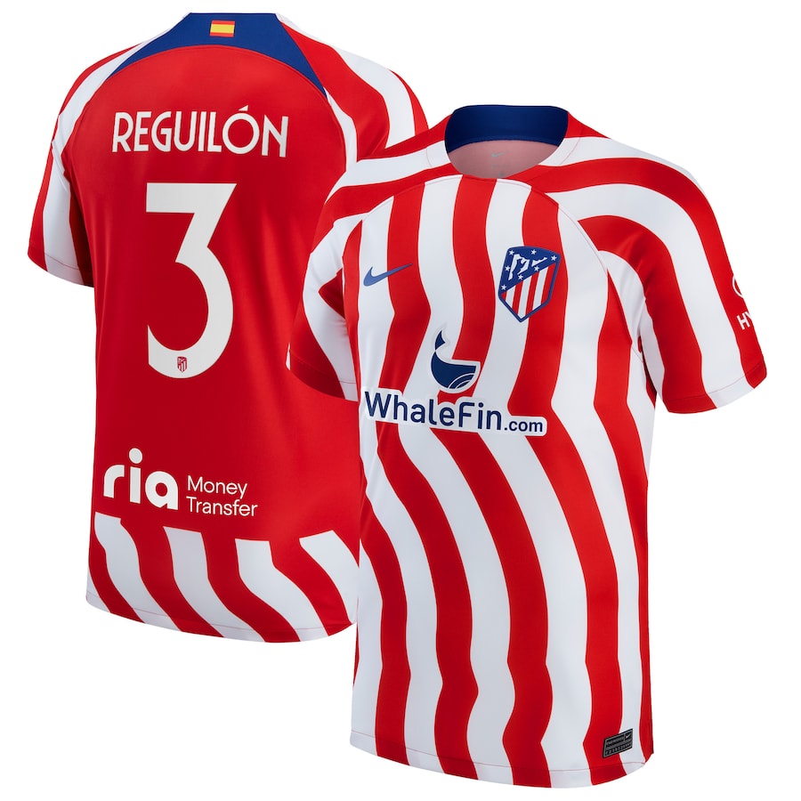 Sergio Reguilon Atletico Madrid 3 Jersey - Kit Captain