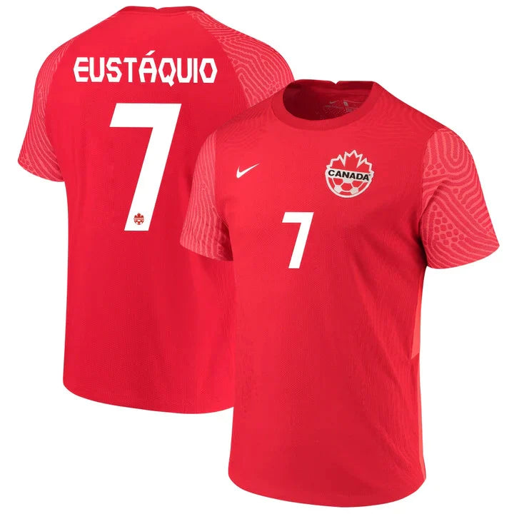 Stephen Eustaquio Canada 7 FIFA World Cup Jersey - Kit Captain