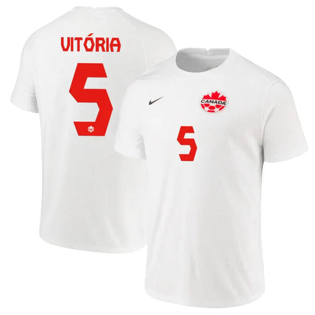 Steven Vitoria Canada 5 FIFA World Cup Jersey - Kit Captain