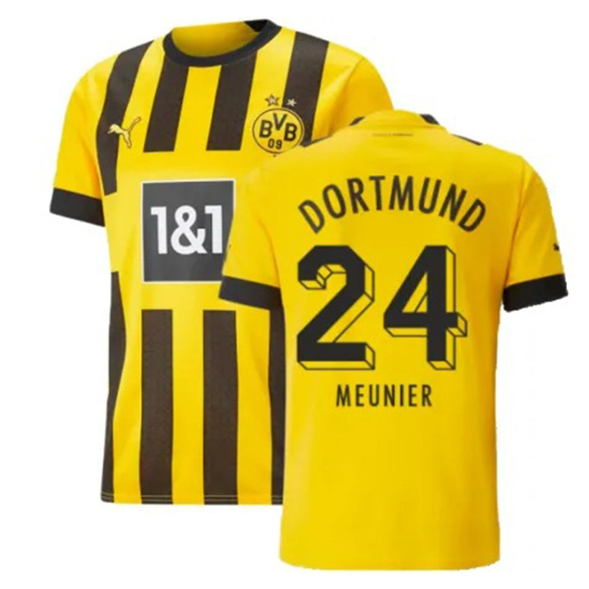 Thomas Meunier Borussia Dortmund 24 Jersey - Kit Captain