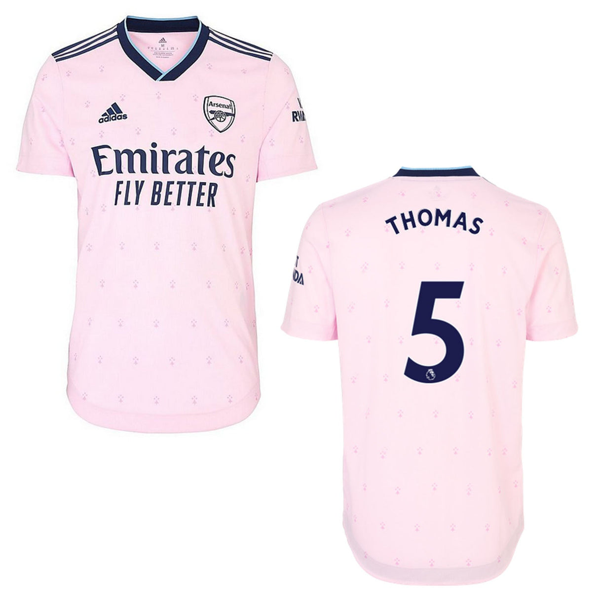 Thomas Partey Arsenal 5 Jersey - Kit Captain