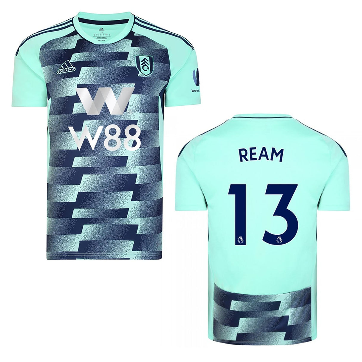 Tim Ream Fulham 13 Jersey - Kit Captain