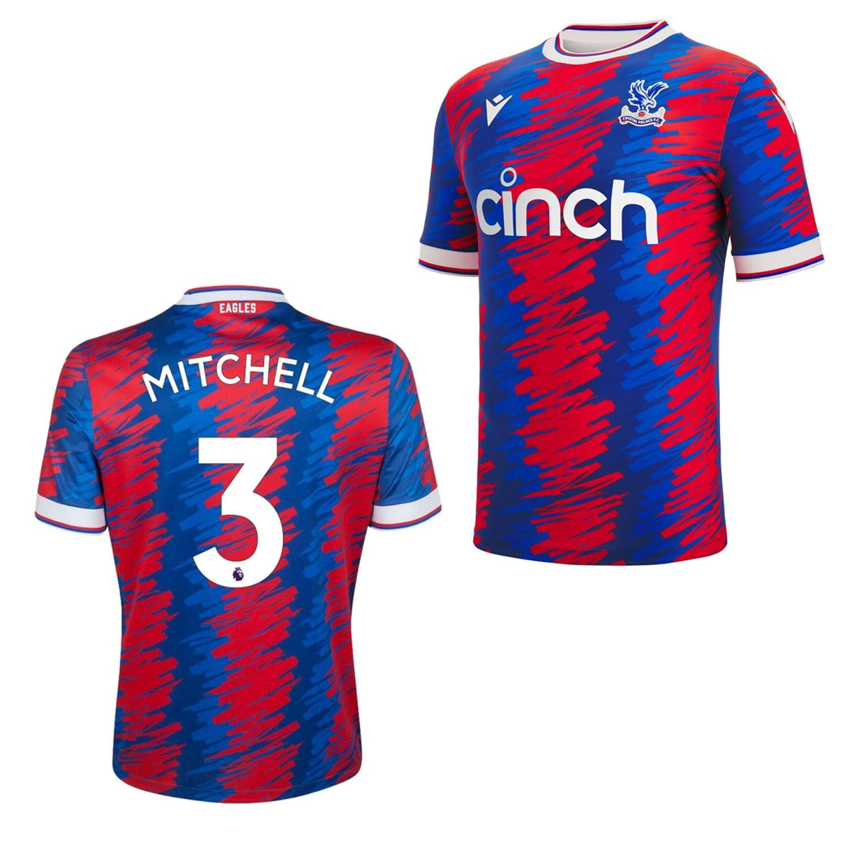 Tyrick Mitchell 3 Crystal Palace Jersey - Kit Captain