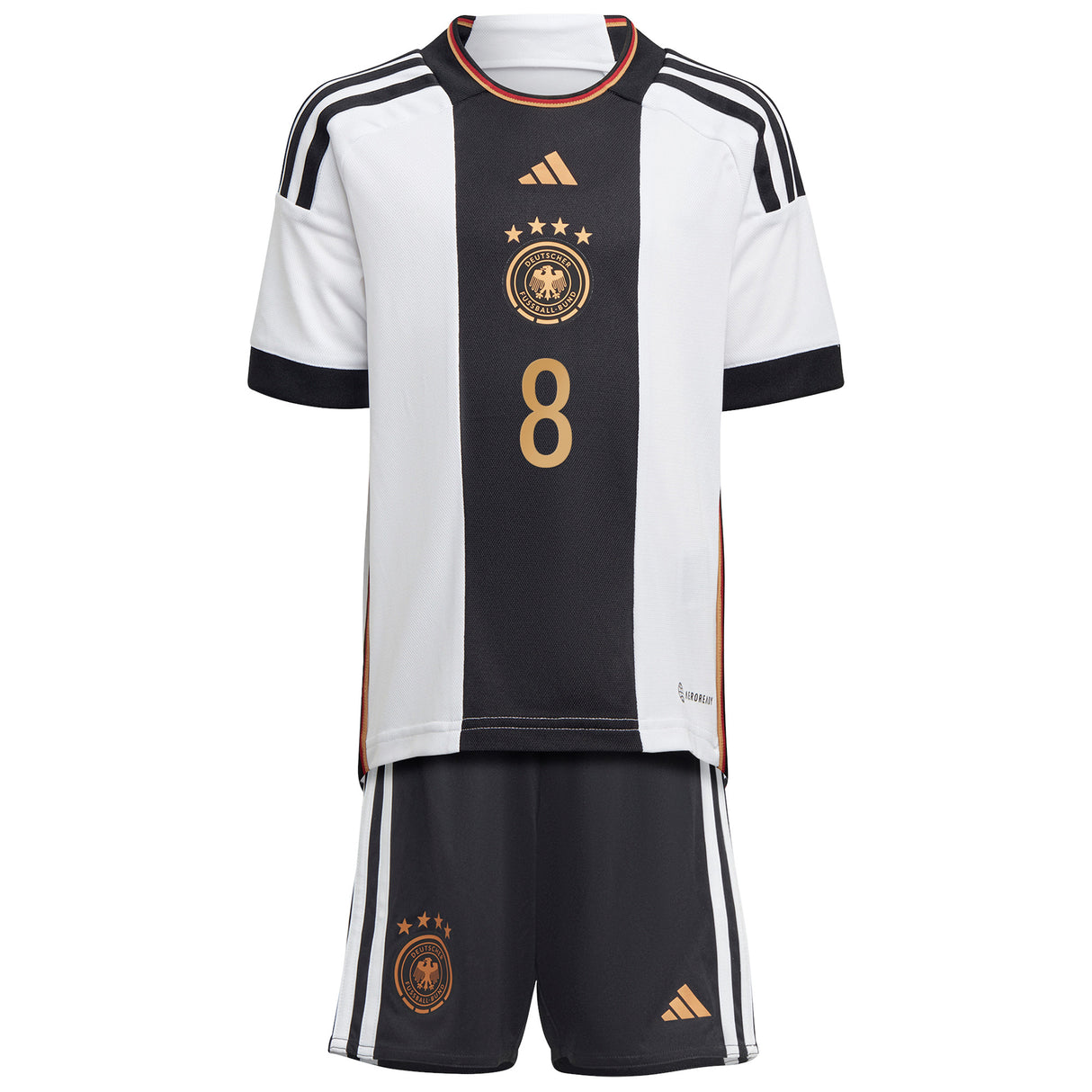 Germany Home Minikit with Goretzka 8 printing - Kit Captain