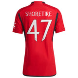 Manchester United Cup Home Authentic Shirt 2023-24 with Shoretire 47 printing - Kit Captain