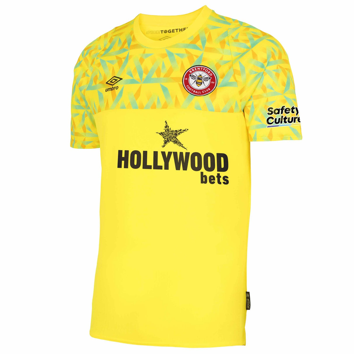 22/23 Brentford Adult GK Shirt Buttercup - Kit Captain