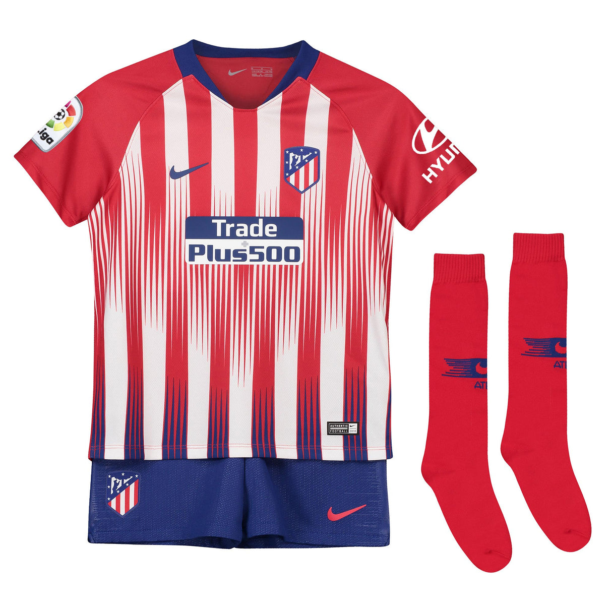 Atlético de Madrid Home Stadium Kit 2018-19 - Little Kids - Kit Captain