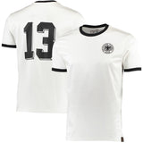 DFB Retro Home 1974 Shirt - White - Mens - Kit Captain