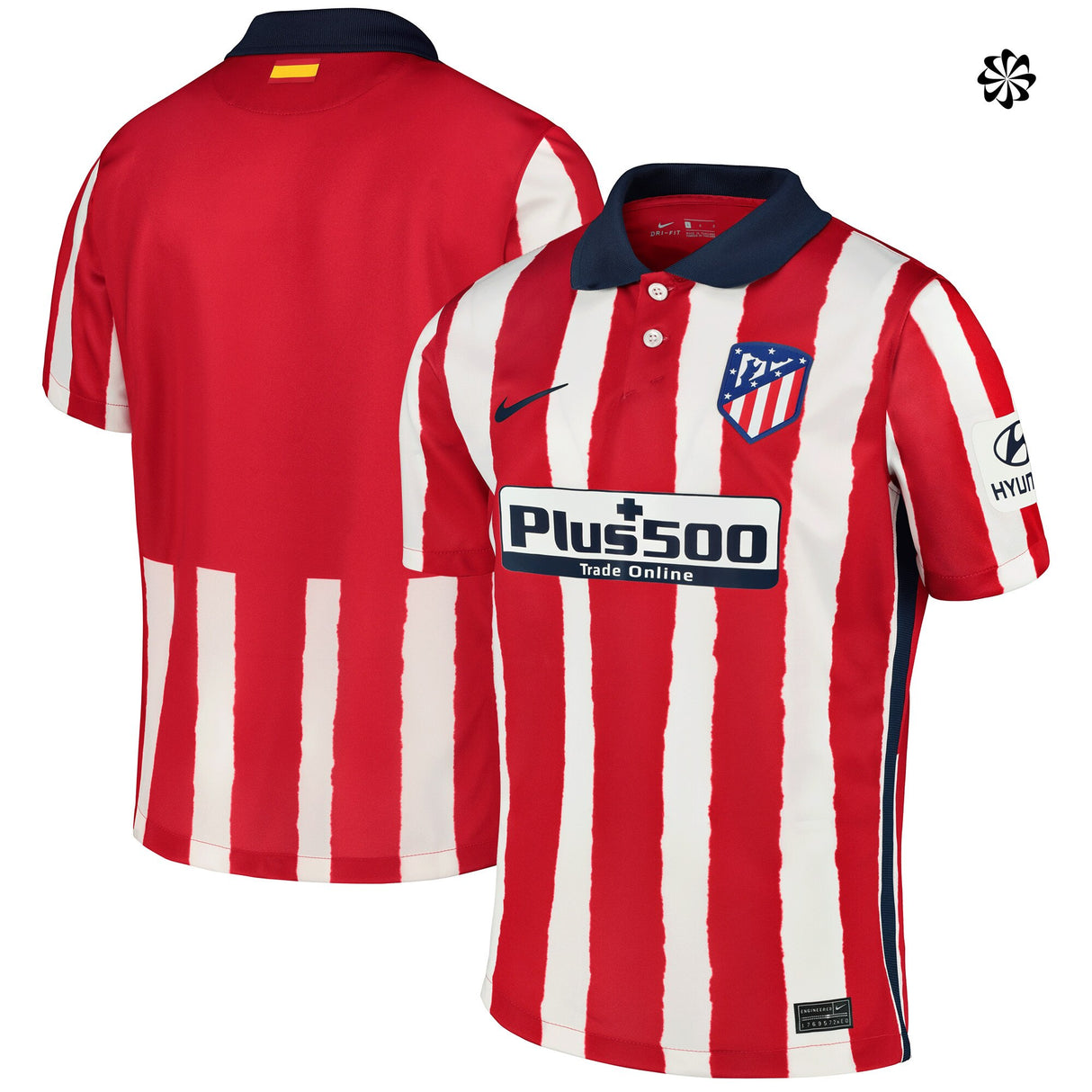 Atlético de Madrid Home Stadium Shirt 2020-21 - Kids - Kit Captain