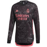 Real Madrid Authentic Third Shirt 2020-21 - Long Sleeve - Kit Captain