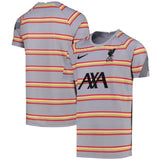 Liverpool Pre-Match Short-Sleeve Top - Grey - Kids - Kit Captain